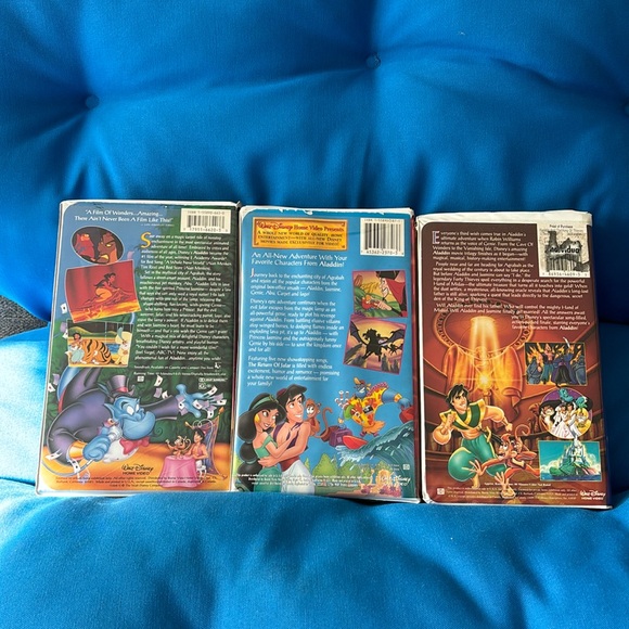 Disney Original Vintage Rare VHS Tapes Only One Owner Since Released Includes 3 - Picture 2 of 16